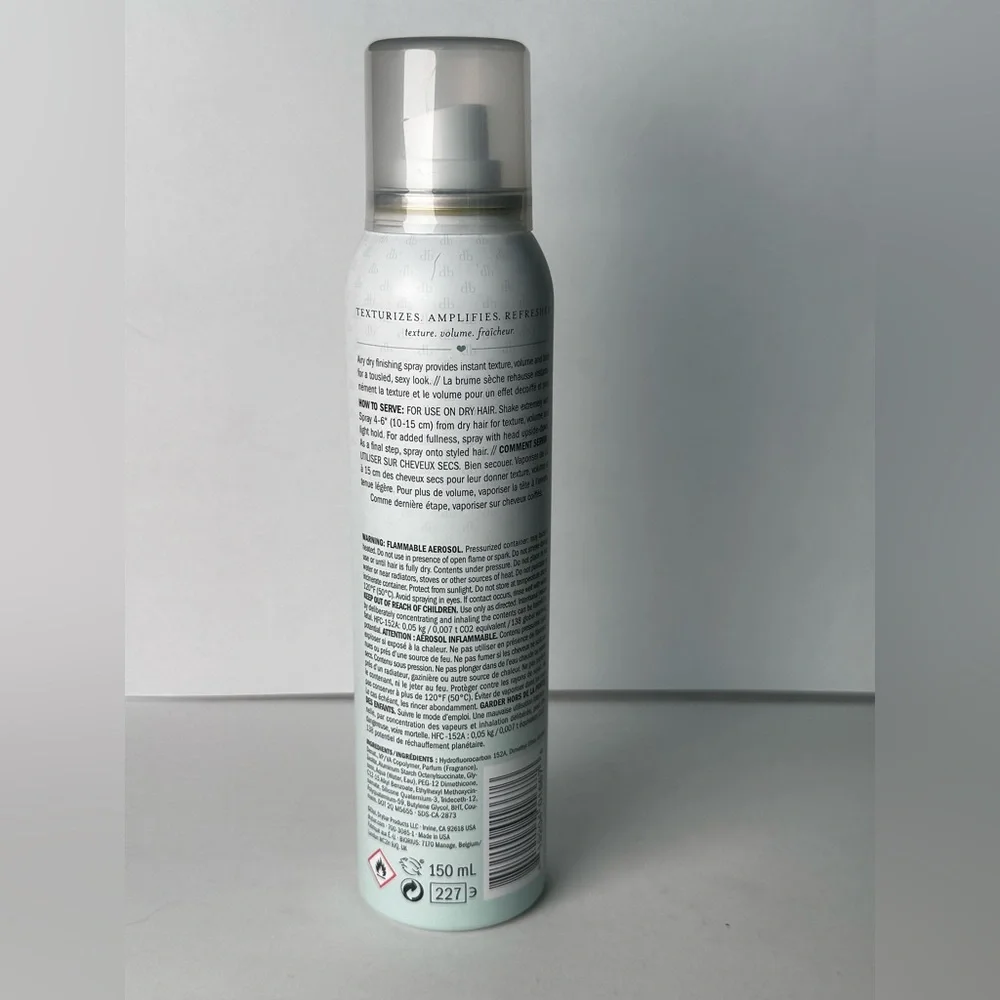 New - Drybar Triple Sec 3-in-1 Texturizing Finishing Spray in 4.2 Oz Blanc Scent